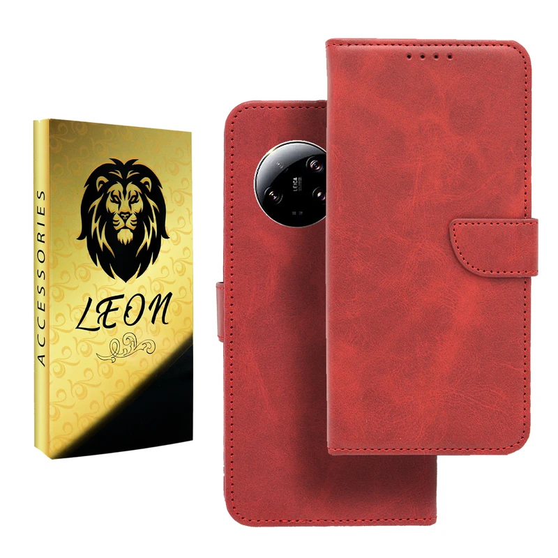 کیف کلاسوری لئون مدل Khoshi Yo مناسب برای گوشی موبایل شیائومی Mi 13 Ultra