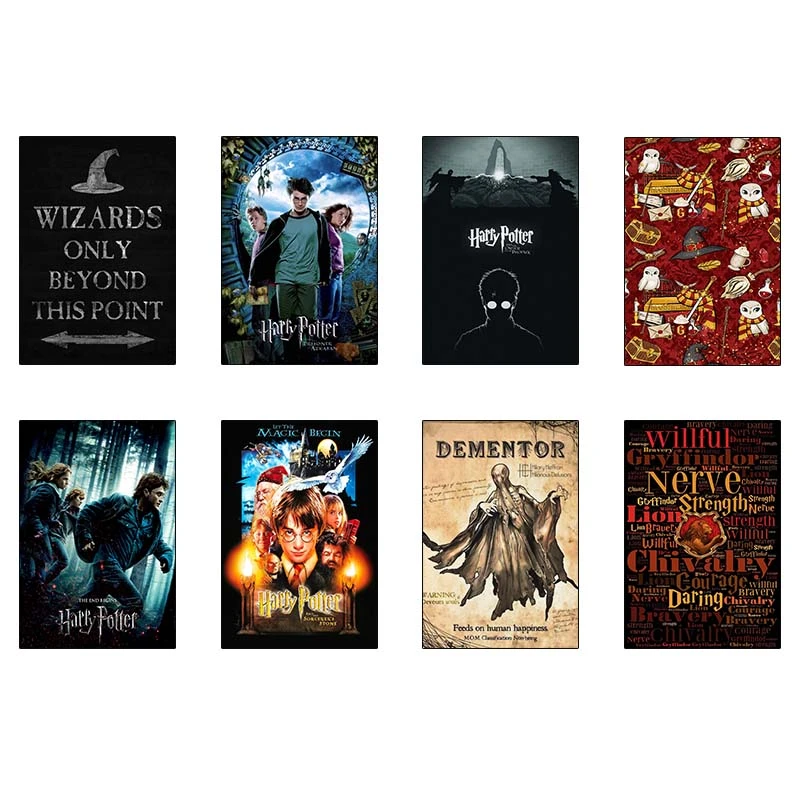 پوستر کارنيکا طرح هری پاتر Harry Potter کد 55060 مجموعه 8 عددی