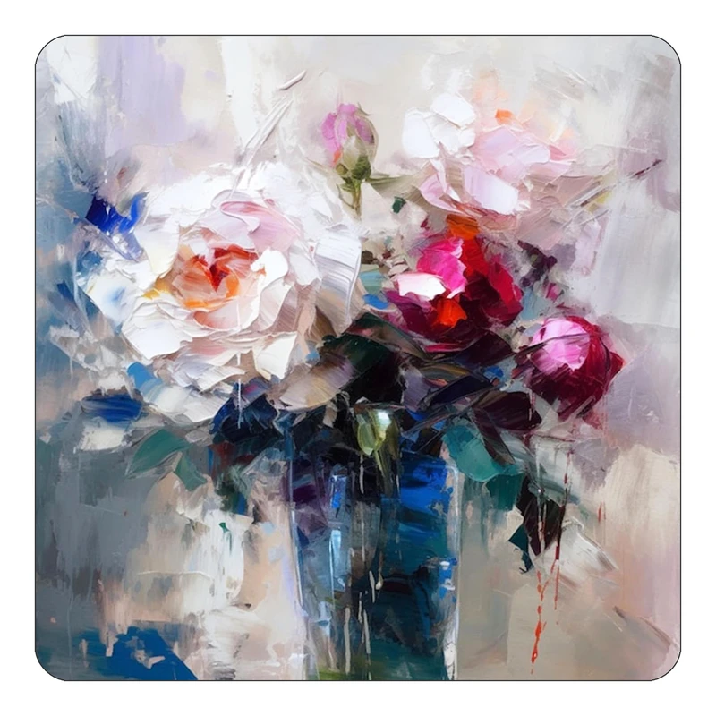 مگنت کاکتی طرح نقاشی رنگ روغن مدل mp72640