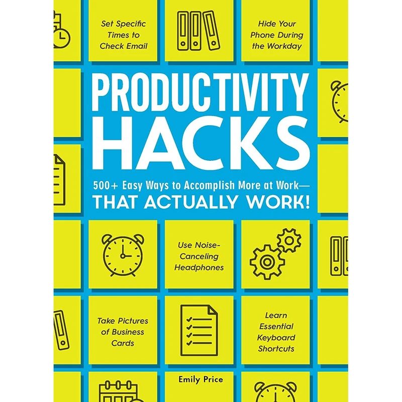 کتاب Productivity Hacks اثر Emily Price انتشارات Adams Media