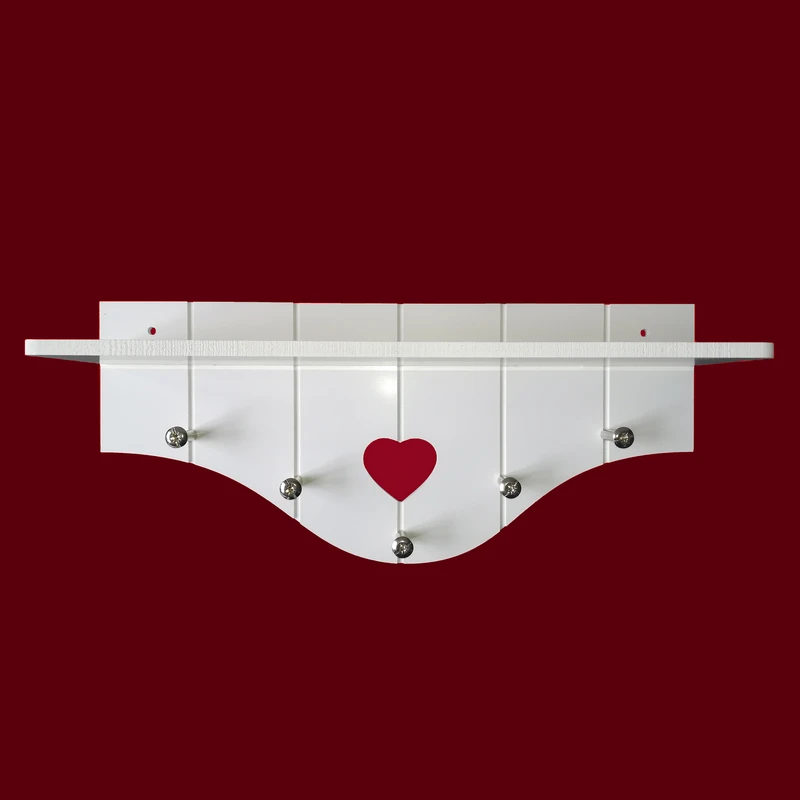 شلف دیواری مدل قلب