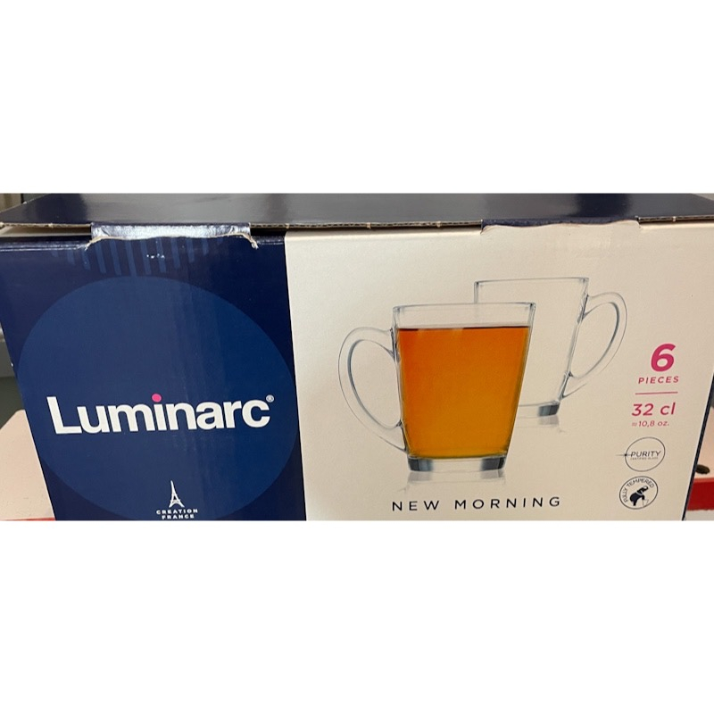 لیوان لومینارک مدل نیومورنینگ کد 32 مجموعه 6 عددی