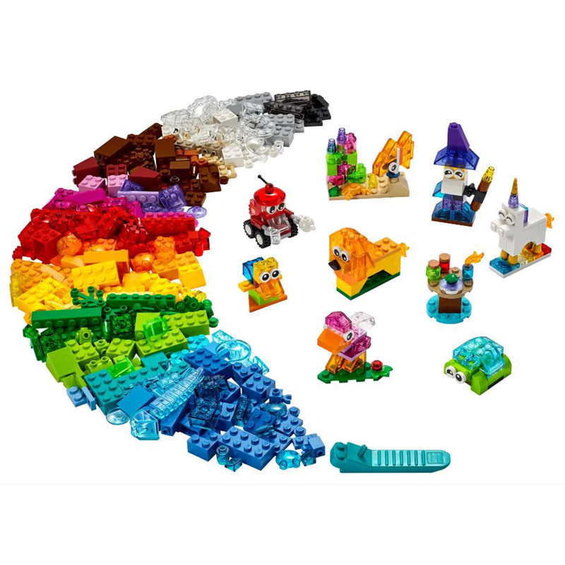 لگو سری کلاسیک مدل Creative Transparent Bricks کد 11013