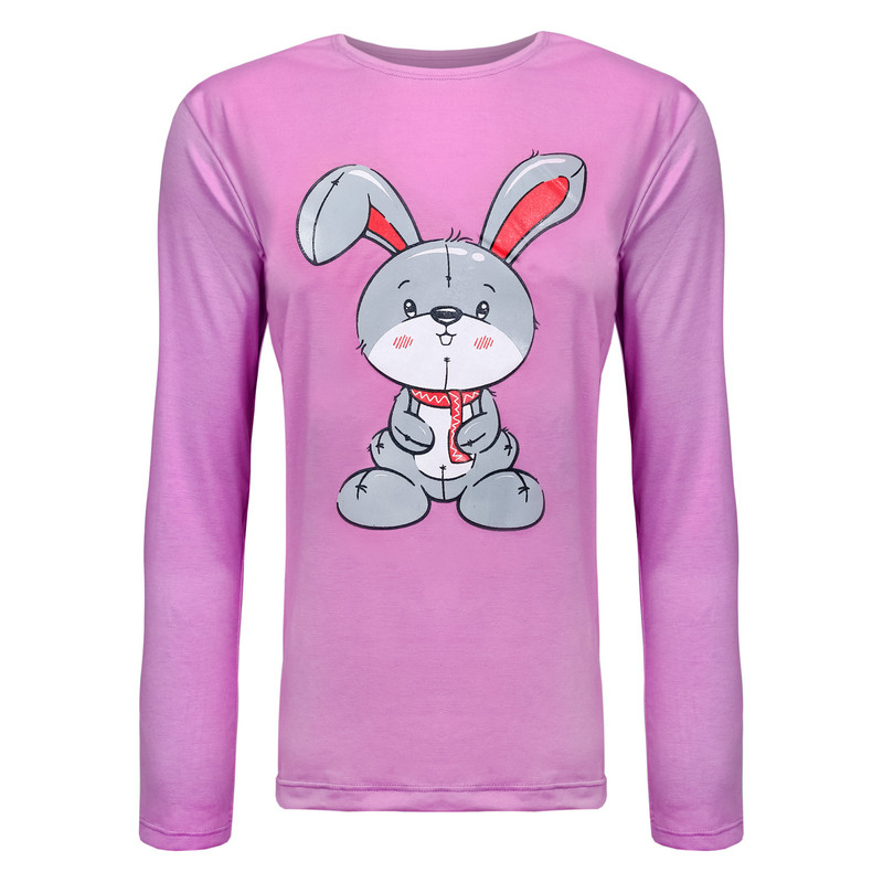 ست تی شرت آستین بلند و شلوار زنانه مدل خرگوشی