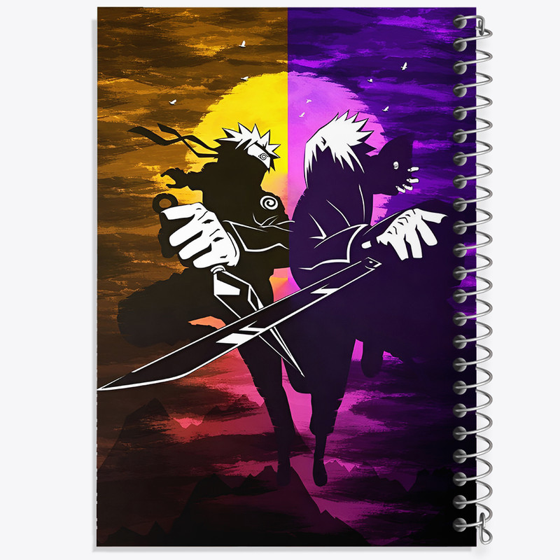 دفتر مشق 100 برگ خندالو طرح انیمه ناروتو (Naruto) کد F5573