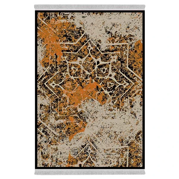 فرش پارچه‌ای دفه مدل فرشینه طرح مدرن کد 469