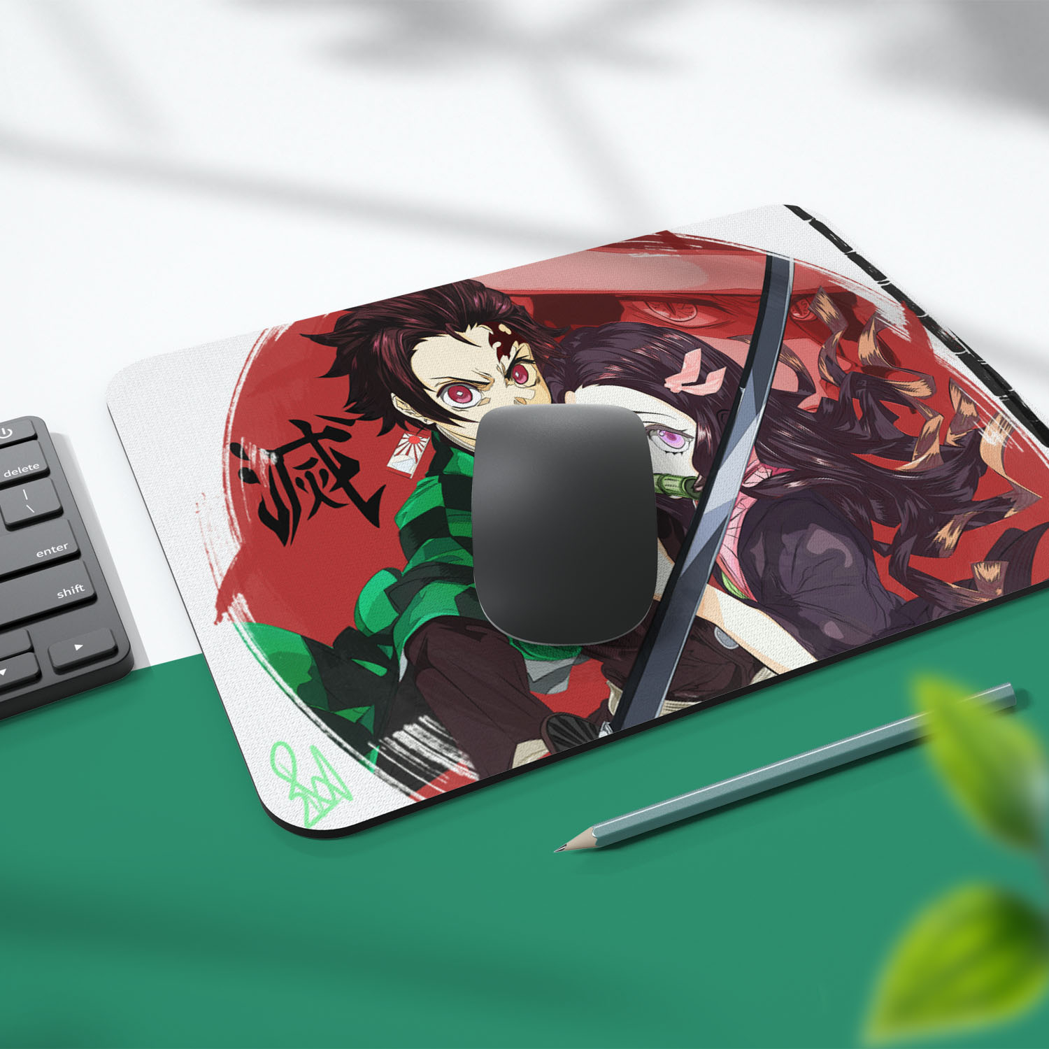 ماوس پد مدل انیمه شیطان کش مدل Demon slayer 07