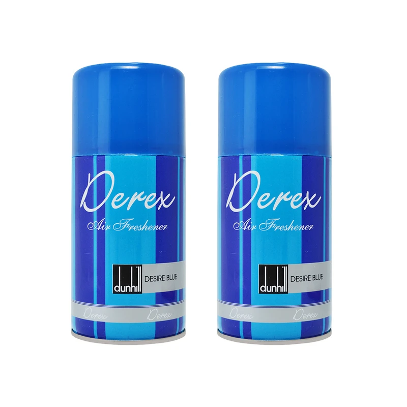 اسپری خوشبو کننده هوا دریکس مدل Dunhill Desire Blue حجم 260 میلی لیتر مجموعه ۲ عددی