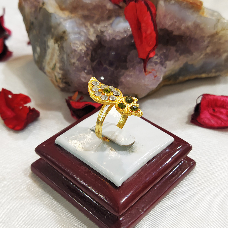 انگشتر زنانه سلین کالا مدل زمرد ce-As2