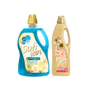 مایع لباسشویی سافتلن مدل high Definition clean حجم 3 لیتر به همراه مایع نرم کننده حوله و لباس سافتلن مدل گل کد 570 حجم 1 لیتر