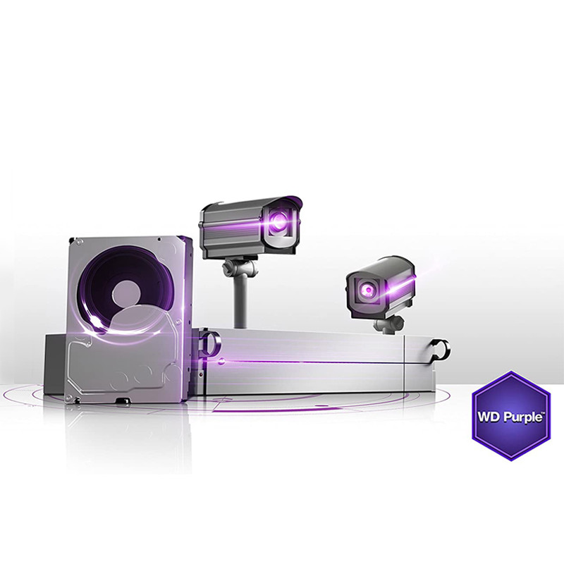 هارد دیسک اینترنال وسترن دیجیتال مدل WD Purple ظرفیت 1 ترابایت