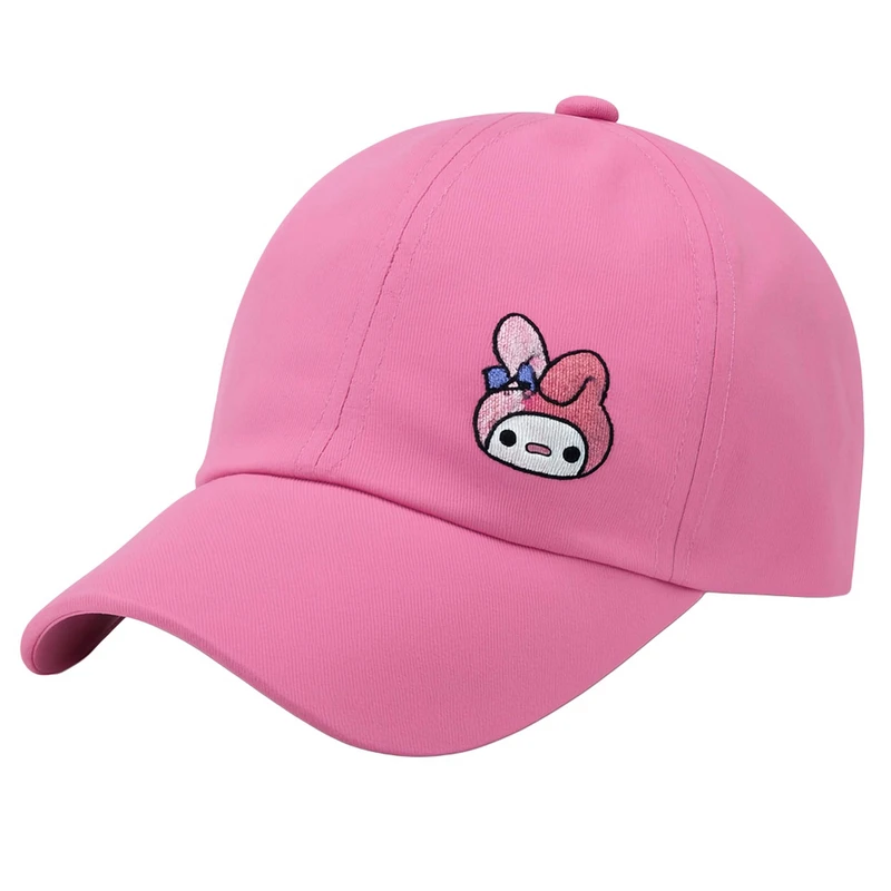 کلاه کپ بچگانه مدل کتان گلدوزی طرح کرومی و ملودی