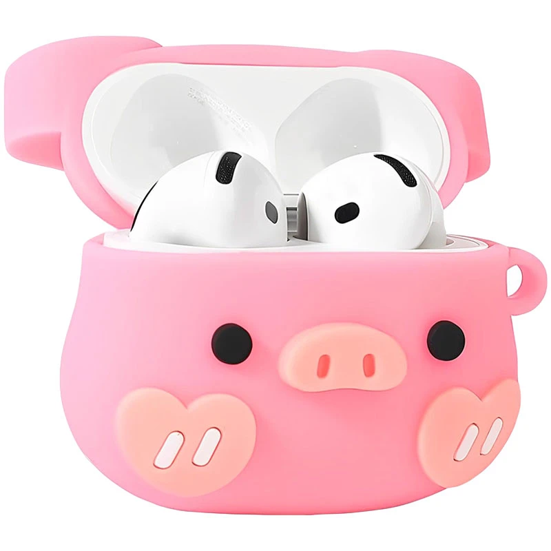 کاور مسیر طرح Pink Piglet مناسب برای کیس اپل ایرپاد 4 / 4ANC