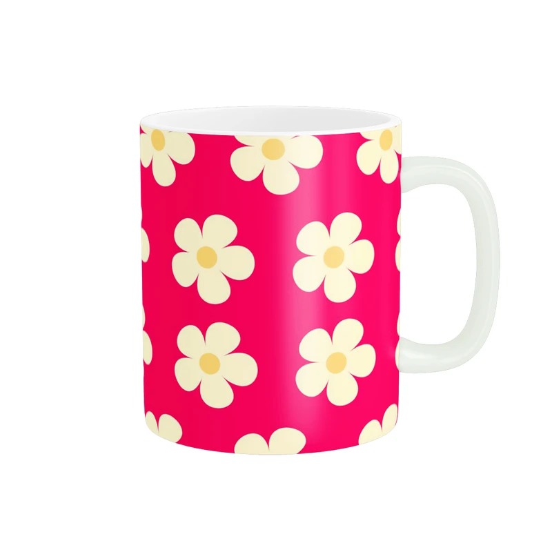 ماگ پاد آفرین طرح گل کد 4234