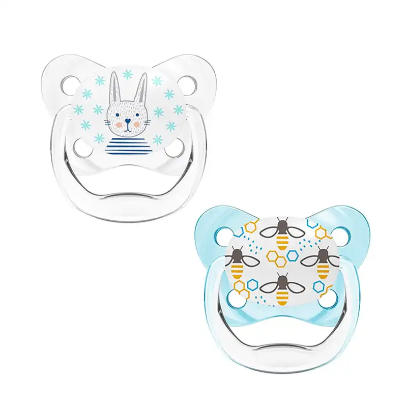 پستانک ارتودنسی کودک دکتر براونز طرح زنبور بسته 2 عددی