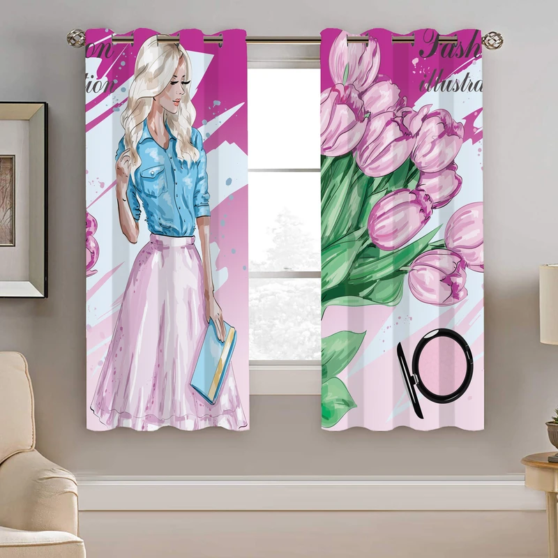 پرده نیروانا طرح   کودک مدل هازان کد 4764   سایز 140×200 سانتی متر