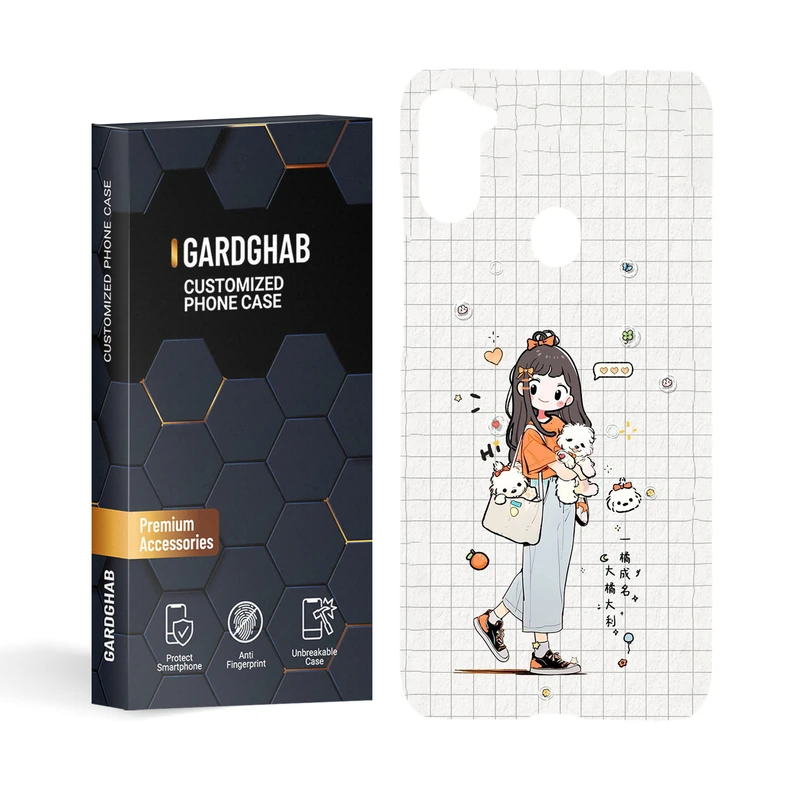 کاور گارد قاب مدل دخترانه مناسب برای گوشی موبایل سامسونگ Galaxy a11