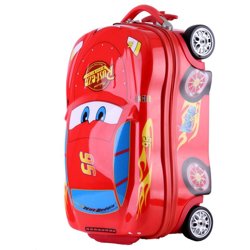 چمدان کودک مدل ماشین مک کویین