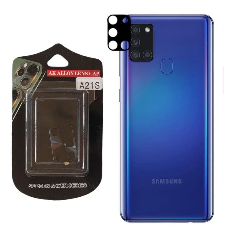 محافظ لنز دوربین مدل فلزی مناسب برای گوشی موبایل سامسونگ Galaxy A21s