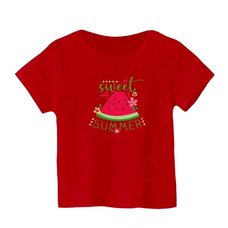 تی شرت آستین کوتاه بچگانه مدل هندوانه یلدایی کد 12