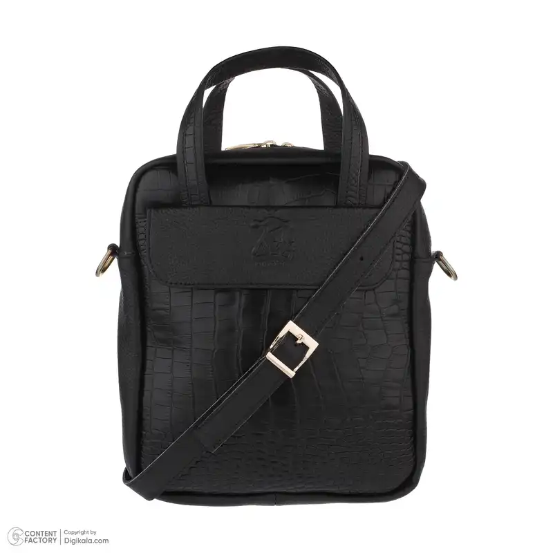 کیف رودوشی کایا چرم مدل K101-coroco-black