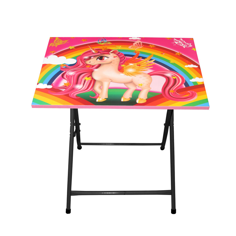 ست میز تحریر و صندلی میزیمو مدل اسب تک شاخ 2 کد 215