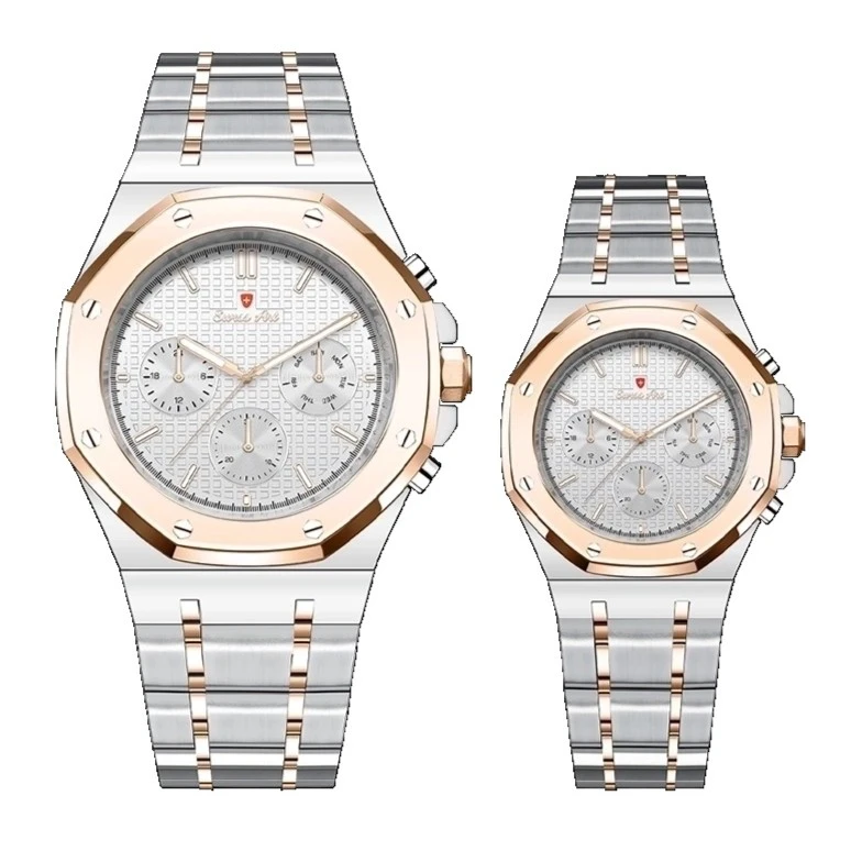 ست ساعت مچی عقربه‌ای کوارتز زنانه و مردانه سوئیس آرت مدل ANT054-55SR1600