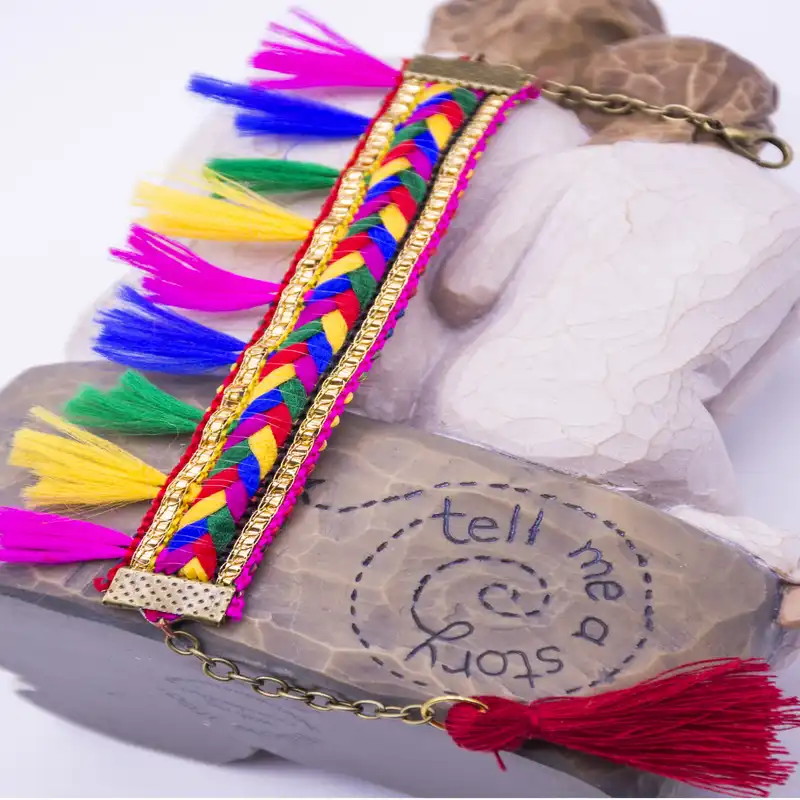 دستبند زنانه مدل ریسه سنتی