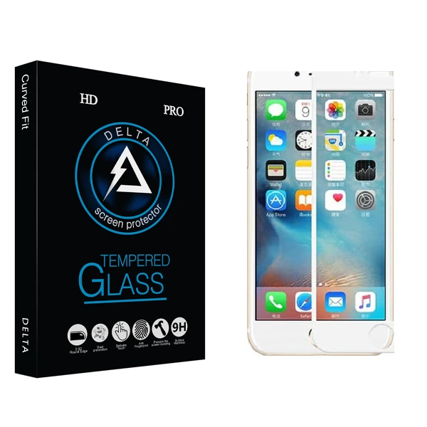 محافظ صفحه نمایش دلتا مدل HD مناسب برای گوشی موبایل اپل iPhone 6 3D