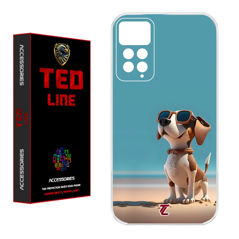 کاور تدلاین طرح سگ کد 1187 مناسب برای گوشی موبایل شیائومی Redmi Note 11 Pro 4G / Note 12 Pro 4G