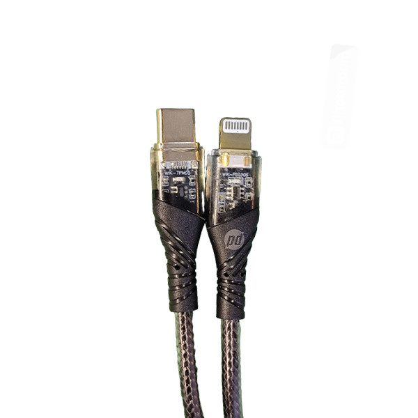 کابل تبدیل usb-c به لایتنینگ پودر مدل PD-26 طول 1.2 متر
