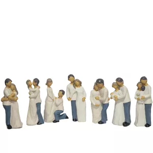 مجسمه مدل ویلوتری طرح شروع زندگی عاشقانه مجموعه 7 عددی