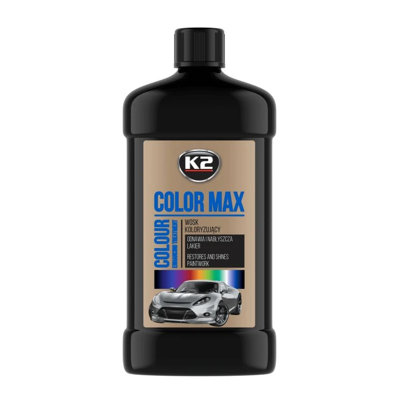 پولیش واکس خودرو کی‌تو مدل COLOR MAX CZARNY K025CA حجم 500 میلی‌لیتر