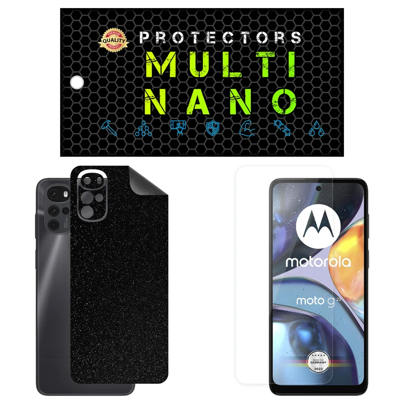 محافظ صفحه نمایش مولتی نانو مدل X-SFG مناسب برای گوشی موبایل موتورولا Moto G22 به همراه برچسب پوششی