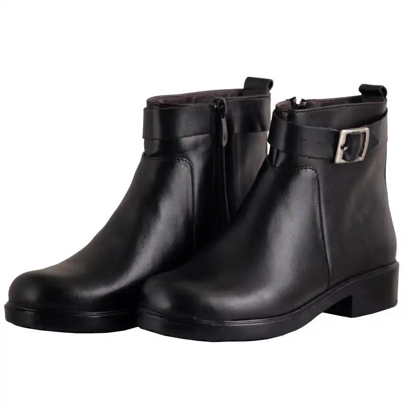 نیم بوت زنانه چرم بارز مدل DK60.6ms