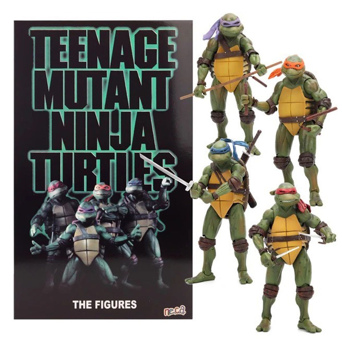 اکشن فیگور نکا مدل لاکپشت های نینجا طرح Turtle Ninja مجموعه 4 عددی -  - 18