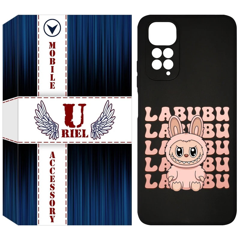 کاور یوریل قاب مدل KSH کد 133 طرح عروسک لبوبو مناسب برای گوشی موبایل شیائومی Redmi Note 11 4G / Note 11S
