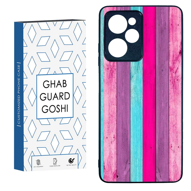 کاور قاب گارد گوشی طرح چوب رنگی کد TPU-253 مناسب برای گوشی موبایل شیائومی  POCO X5 PRO