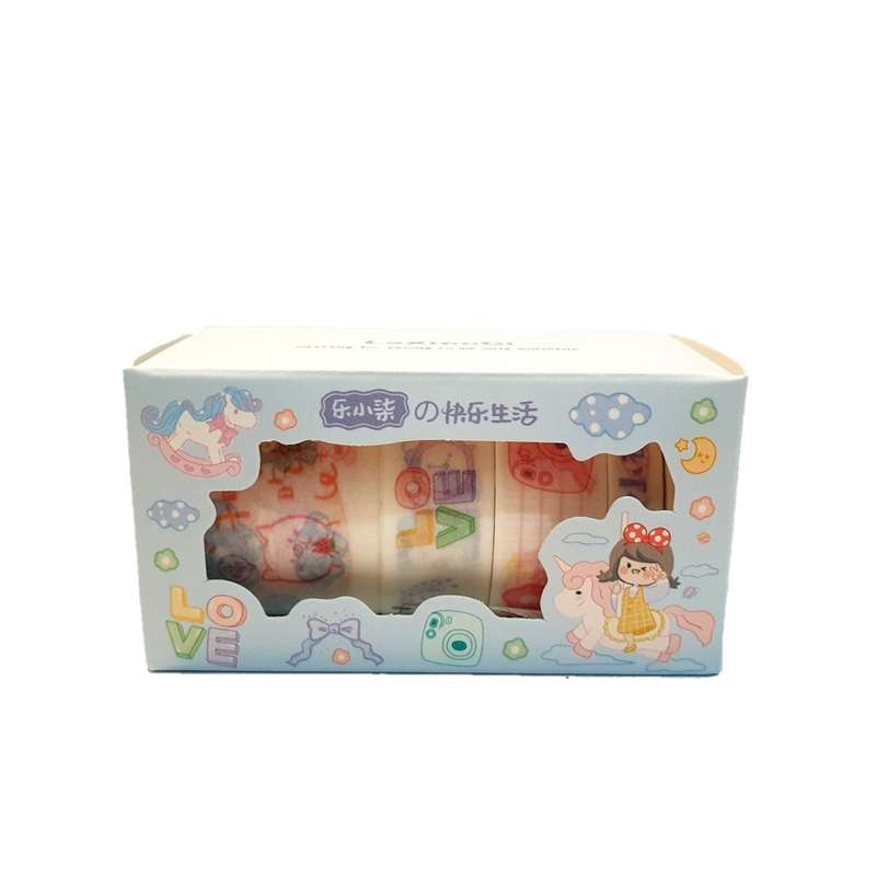 چسب کاغذی مدل واشی کد 09 عرض 3 سانتی متری بسته 5 عددی