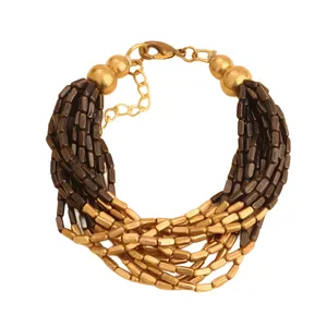 دستبند دست‌ساز زنانه مدل شکوفه شرق اصفهان کد 02