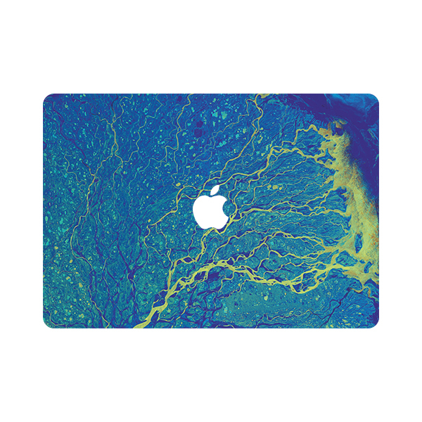 برچسب تزئینی مدل marble کد 104مناسب برای مک بوک پرو 13 اینچ