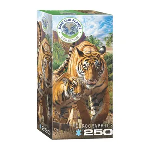 پازل 250 تکه یوروگرافیکس پازلز مدل Tigers كد 5559-8251