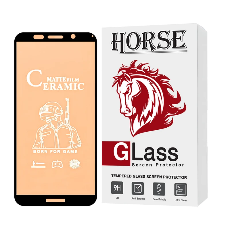 محافظ صفحه نمایش مات هورس مدل CERAMICH مناسب برای گوشی موبایل هوآوی Y5 Prime 2018 / Y5 Lite 2018 / Y5p / آنر 9S