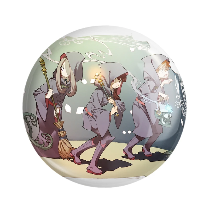 مگنت خندالو مدل جانسون و اکو و سوسی انیمه جادوگران کوچک Little Witch Academia  کد 22882