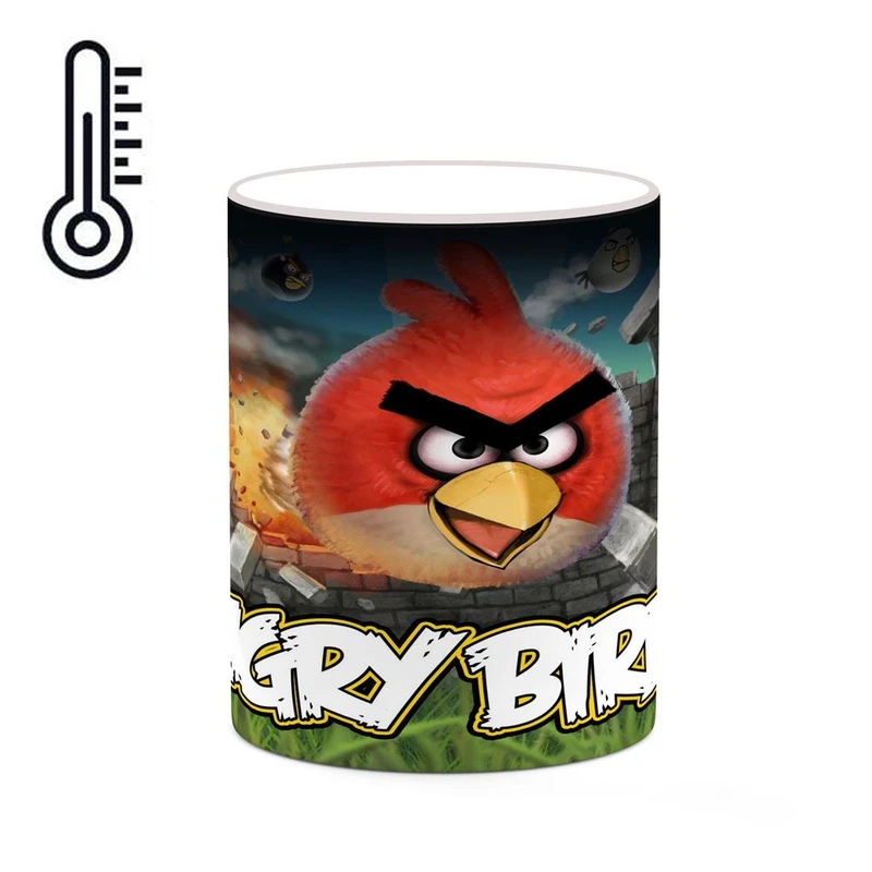 ماگ حرارتی کاکتی مدل بازی پرندگان خشمگین Angry Birds کد mgh27462