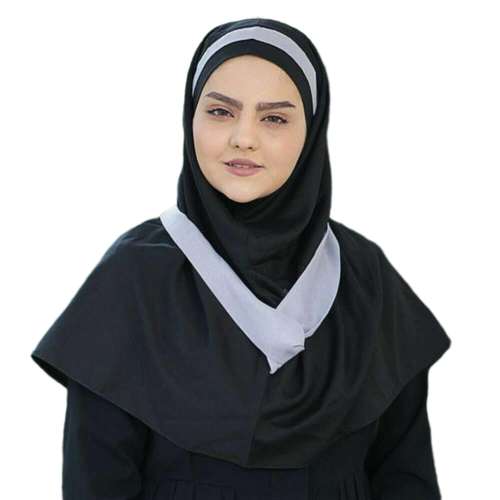 مقنعه مدل نخی کراواتی ترنم