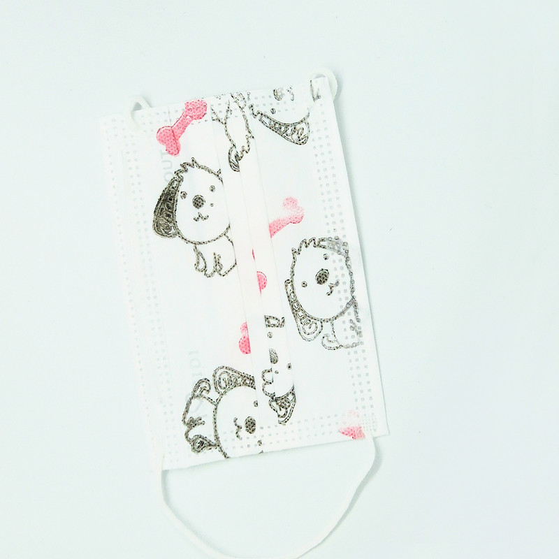 ماسک تنفسی کودک دیاودی مدل سگ و استخوان بسته 50 عددی