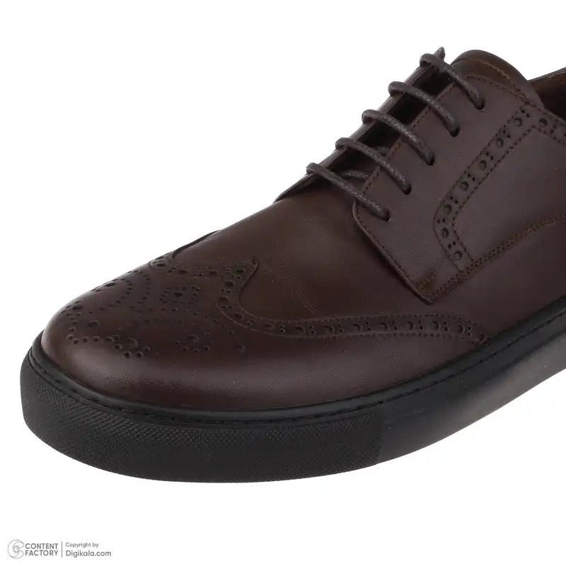 کفش روزمره مردانه چرم مشهد مدل J6270-088