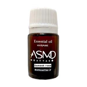 اسانس خوشبوکننده هوا آسمعطر مدل اسنشیال اویل گل محمدی حجم 15 میلی لیتر
