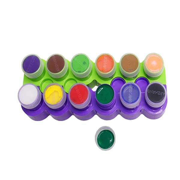 گواش 12 رنگ ارژنگ مدل پازلی کد 4301